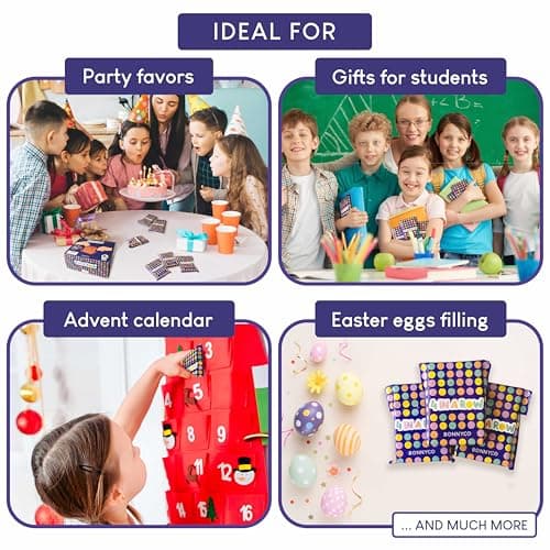 BONNYCO 4 in a Row Pack of 16 Party Bag Fillers for Kids Age 3-12. Mini Travel Toys, Birthday Party Favours, Classroom Rewards for Primary Pupils, Stocking Fillers — view 6