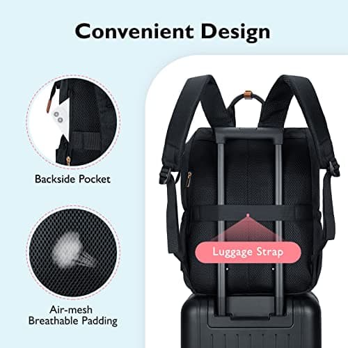 MOMMORE Changing Bag Backpack with Insulated Cooler Storage Bags, Baby Nappy Diaper Bags with 15.6" Laptop Sleeve for Travel Work, Mom Breast Pump Backpack, Fits Medela/Philips Avent/Spectra — view 5
