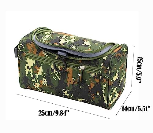 ONEGenug Toiletry Bag Travel Toiletry Bag Men & Women Cosmetic Bag for Hanging Wash Bag for Boys and Girls, Mosaic, Practical — view 2