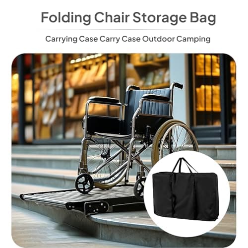 Baoblaze Folding Chair Storage Bag, Garden Cushion Bags, 210D Oxford Cloth — view 5