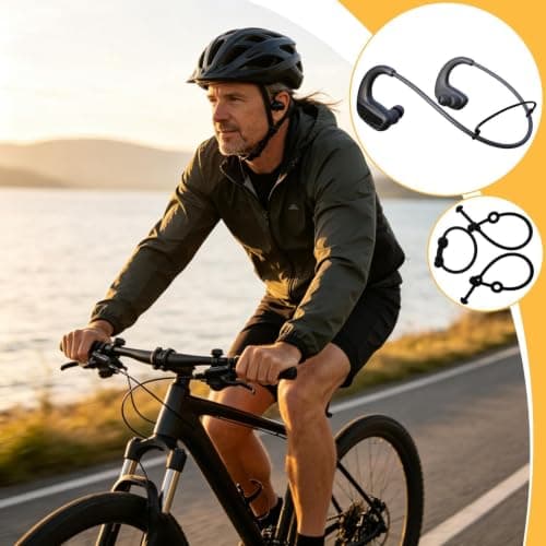 Strap for Bone Conduction Headphones Silicone Adjustable Strap — view 2