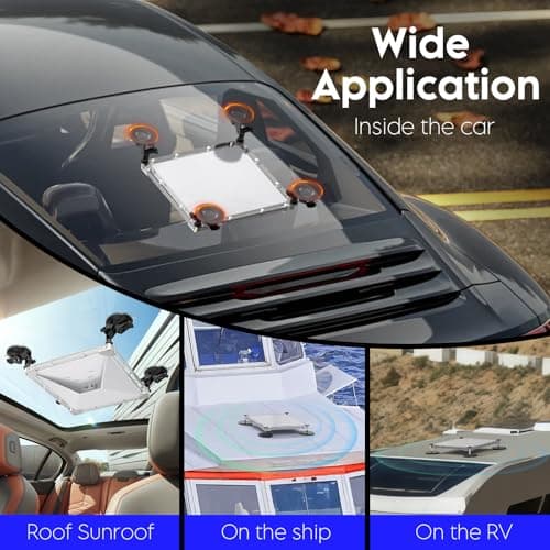 SURVADV Starlink Mini Mount, Magnetic & Suction Roof Holder, 50kg Hold — view 3