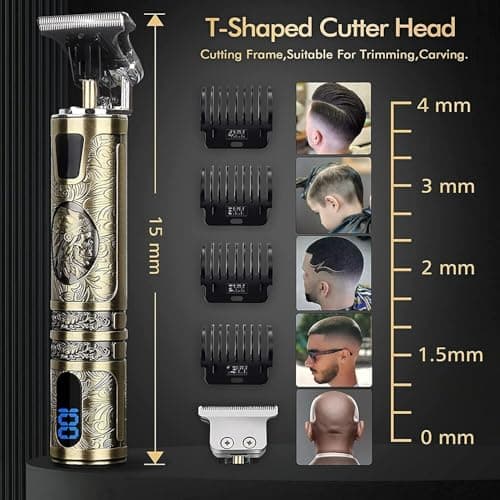 Gogvaga Beard Trimmer Hair Clippers Men, Rechargeable Cordless Hair Trimmer — view 6