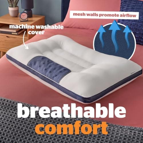 Silentnight Smart Sleep Magnetic Neck Therapy Pillow, Soothes Neck Ache — view 6