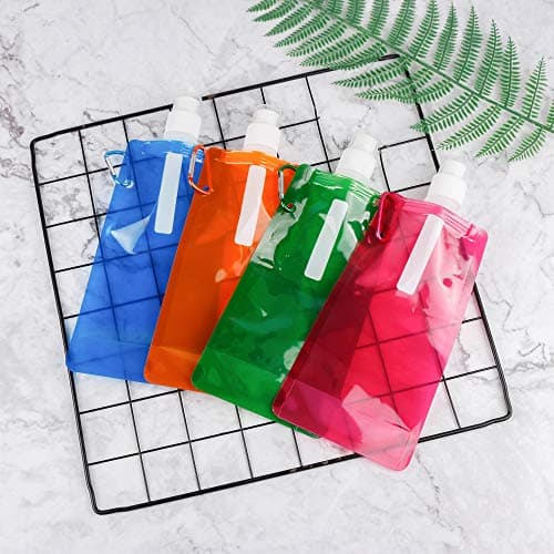 WBCBEC 4 Pieces Collapsible Water Bottle Reusable Drinking Water Bottle — view 6