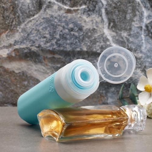 INSFIT 23 Pack Travel Bottles for Toiletries, TSA Approved Silicone Travel Size Toiletries with Toiletry Bag, BPA Free Leak Proof Refillable Travel Essentials for Shampoo Conditioner Lotion — view 3