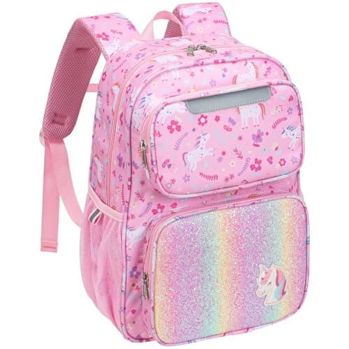 Bagseri Kids Backpack for Girls - 15L School Bag for Kids 4-8 Years