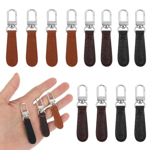 Xinjoduz 12 PCS Portable Luggage Zipper Pull Replacement