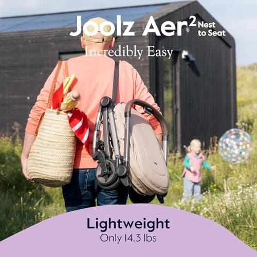 Joolz AER2 Nest to Seat for Newborn to Toddler – Easy One-Hand Fold — view 6