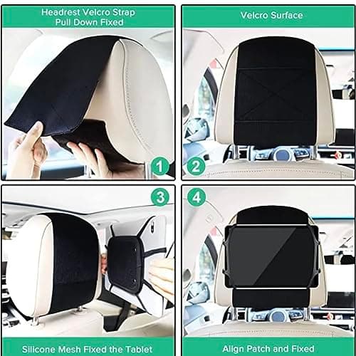 Orco Tablet Holder for Car iPad Holder for Back Seat for Kids Tablet Holder for Kids Kindle iPad Holder Headrest Tablet Mount iPad Accessories Fit 7~11" Devices — view 4
