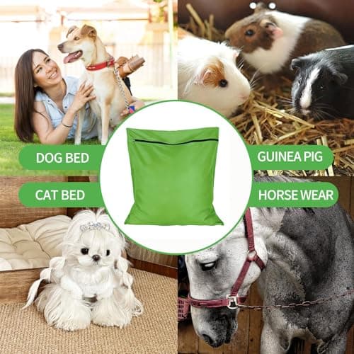 Pet Laundry Bag, Large Pet Laundry Bag with Zipper Stops Pet Hair Blocking theWashing Machine Jumbo Size Wash Bag ldeal For Dog Cat Horse Guinea Pig — view 6