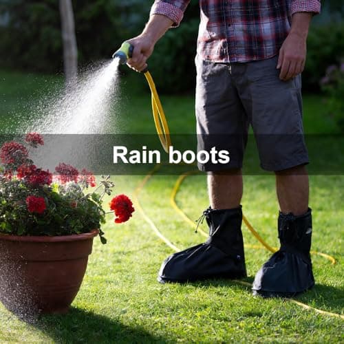FEIHS 1 Pairs Slip Resistant Shoe Cover,for commuting in the rain — view 6