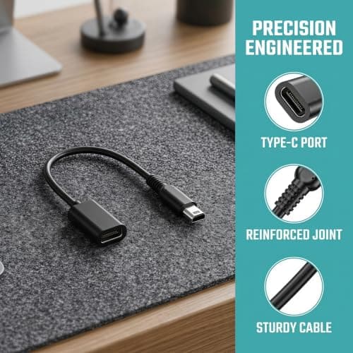TwinkleHom USB C Adapter for Nintendo 3DS/2DS/DSi, USB Type C to 3DS Charger Adapter for New 3DS XL/3DS/2DS XL/DSi XL Console – 15cm — view 4