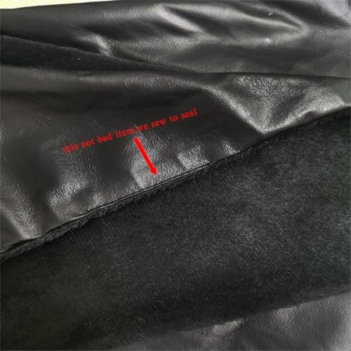 Leather Triangle Scarf Black Bandana Kerchief for Travel, Black — view 4