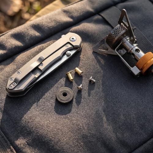 WRITWAA Lighter Spark Wheel Repair Kit with Rivet Flint Replacement for Windproof Lighter Restoration Includes Maintenance Tools for Outdoor DIY Use — view 6
