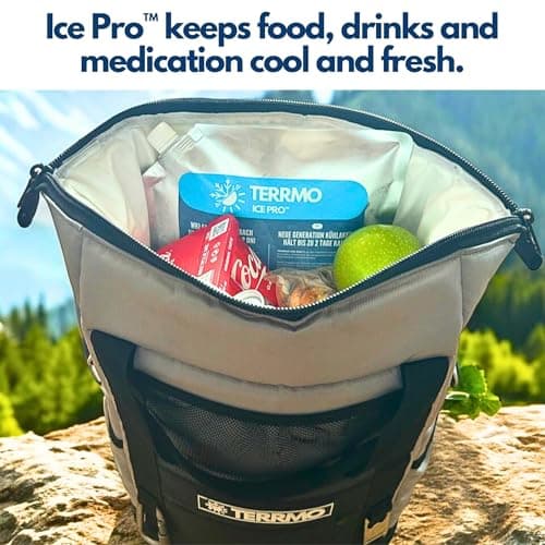 TERRMO Ice Pro™ Premium Large Ice Pack for Cool Box, Cooler Bag | Extra Long-Lasting Freezer Block 24h – 72h | Reusable Gel Cold Packs for Camping, Food, Travel | XL Size: 830ml – 25x25cm – 1 Pack — view 4