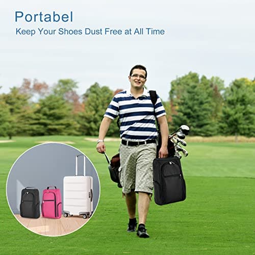 Upgrade Football Boot Bag, Premium Golf Shoe Bag with 3 Zipped Pocket — view 6