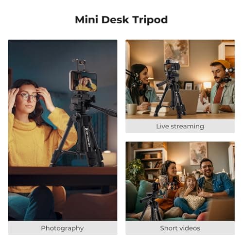 K&F CONCEPT Mini Desktop Tripod, 24.8'' Camera Tripod Tabletop — view 2