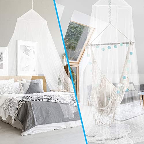 ALOOFSTER Mosquito Net - Large Mosquito Net (Over 12 Metres) with Extra Fine Mesh for Double Bed, Family Bed or Outdoor - with Travel Accessories — view 5