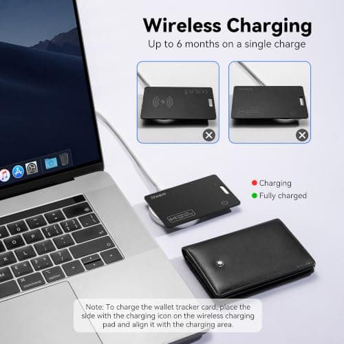 2pcs Rechargeable Wallet Tracker Work with Apple Find My(iOS Only) — view 6