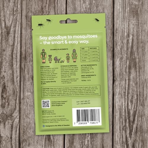 BugBoss Mosquito Repellent Patches for Active Lifestyles – Sports (60 Pcs) — view 2