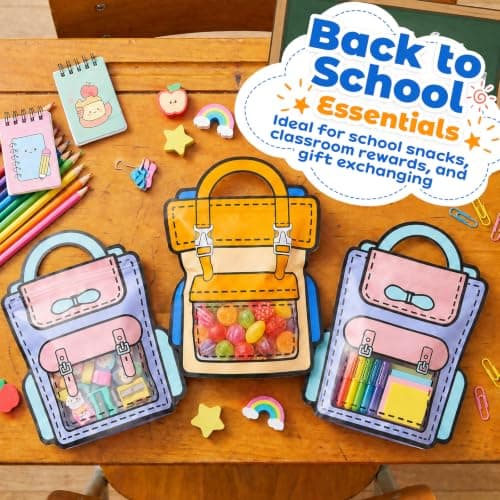 GWOLE 30 Pack Party Bags with Handle for Kid Birthday, Back to School — view 4