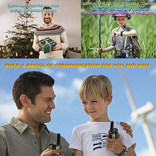 Aikmi Walkie Talkies for Kids Toys and Paracord Bracelets, Gift Boys Girl — view 3