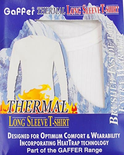 Gaffer Mens Thermal Bottoms Long Johns Trousers Ski Wear White Large — view 4