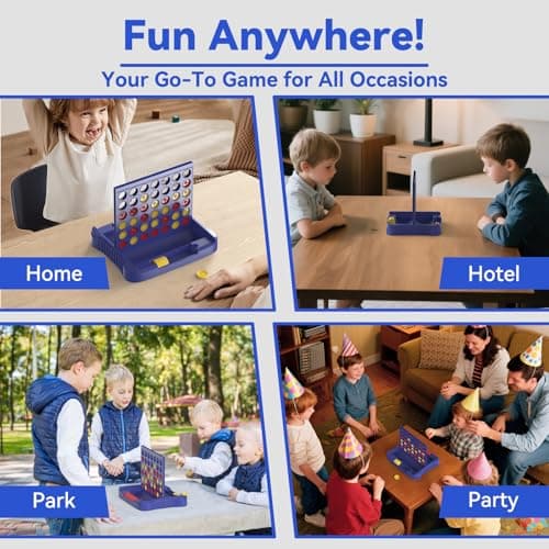 Pup Go 4 in a Row Game, Strategy Board Games, Align & Win Four in a Line — view 5