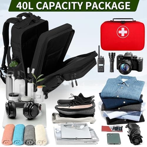 Military Tactical Backpack 20L/25L/35L/40L/45L, MOLLE Rucksack for Men — view 5