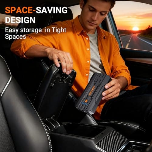 JDMCAR Jump Starter Power Pack - 5000A Portable Car Battery Booster — view 4