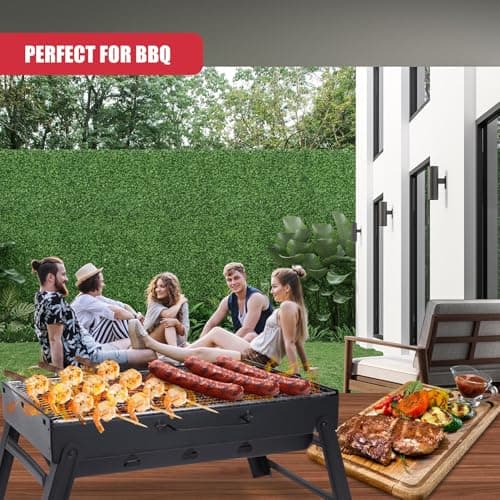 GEEZY Portable Charcoal BBQ Grill – Foldable & Compact for Camping, Travel, Garden – Quick Setup, Space-Saving with Carry Handle – Heat & Rust Resistant Small Barbecue – Great for Barbeque Enthusiasts — view 6