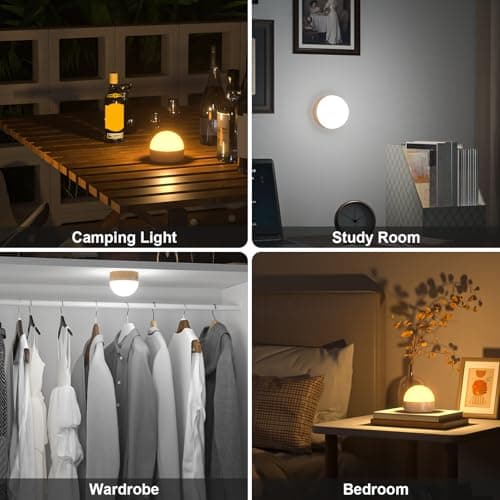 Kintion LED Night Light,USB Rechargeable Night Light for Adults,Brown 1 PCS — view 6