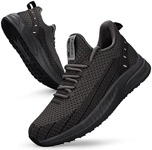 Feethit Womens Trainers Comfort Sneaker Shoes Sport Tennis Dark Gray 7