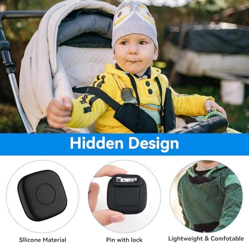 2-Pack Waterproof Silicone Case with Pin for Tile Mate 2024/2022 – Hidden GPS Tracker Holder for Kids, Teens, Elderly, Pets, Bags, Luggage – Anti-Lost & Anti-Scratch Cover – Black/White — view 2