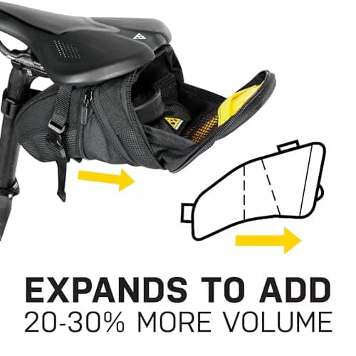 Topeak Aero Wedge Pack Saddle Bag, Strap Fit, Medium, Black — view 4
