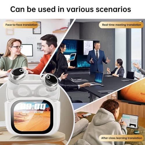 Language Translator Earbuds Wireless AI Translator Earphones with Color — view 6