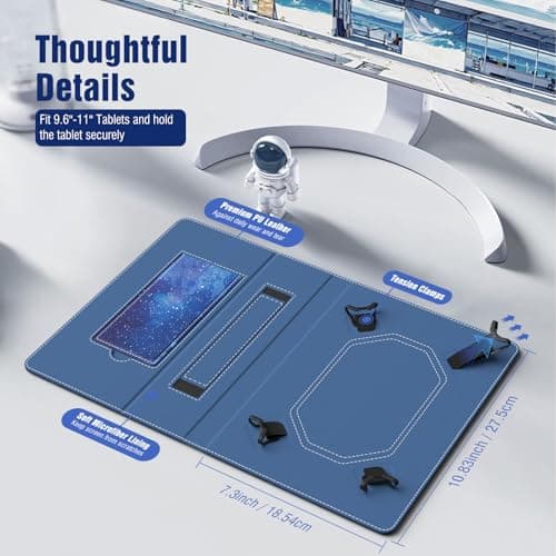 TiMOVO Universal Case for 10.1 Inch Android Tablet, Blue Starry Sky — view 2