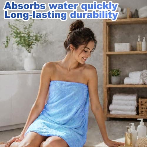 16 Pack Large Microfiber Bath Towels Bulk, 70 x 140 cm Quick Dry Towel Set — view 6