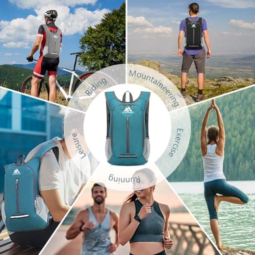 flintronic Foldable Backpack, Ultra Lightweight Rucksack, 16L Hiking Backpack, Unisex Packable Backpack For Men Women, Waterproof Travel Daypack For Outdoor Sport Biking Hiking Climbing — view 6