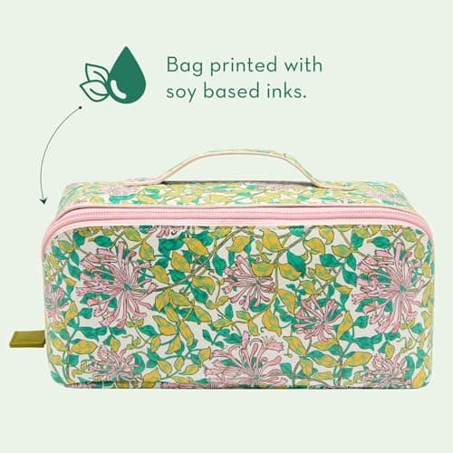 William Morris At Home Toiletry Cosmetic Washbag, Zip Closure — view 3