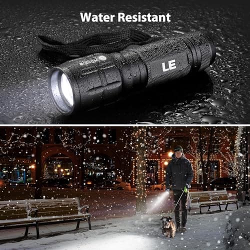 Lepro LE LED Torch Battery Powered, Camping Flashlight, Adjustable Focus — view 6