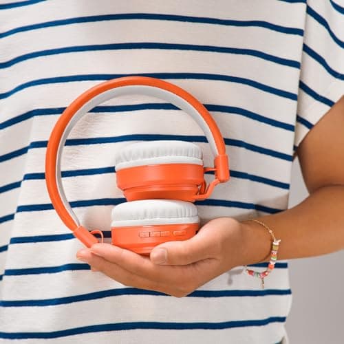YOTO Wireless Headphones – Kids Accessories, Lightweight Comfortable Adjustable & Foldable Over-Ear Bluetooth Earphones with Travel Bag, Volume-Limiting for Safe Listening — view 3