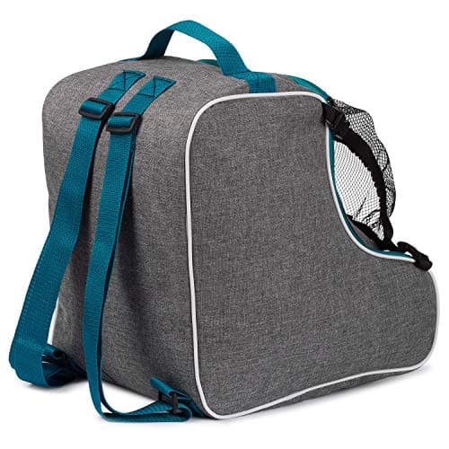 Ferocity SKI SNOWBOARD BOOT BAG Cover for ski boots with Removable mesh pocket Len Turquoise with Mesh [054] — view 3