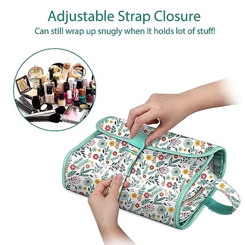 FINPAC Portable Toiletry Travel Wash Bag, Large Hanging Makeup Organiser — view 3