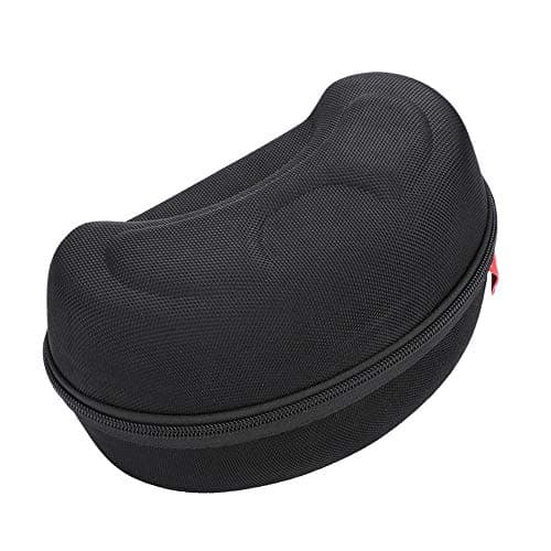 Hard EVA Ski Goggles Case, Protective Travel Carrying Box for Snowboard Goggles Sunglasses and Eyewear with Hook Zipper Closure — view 3