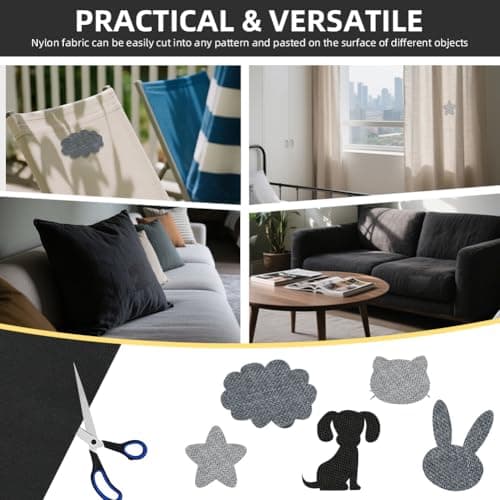 Flintronic Linen Repair Patches, 10x200cm Self Adhesive Repair Tape, Self Adhesive Waterproof Tent Re-Pair Patch, Linen Re-Pair Tape for Down Jacket, Tent, Sofa, Clothes, Bags — view 6