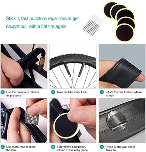 Bike Tool Kit, Puncture Repair Kit, Bike Multi Tool, Mountain Bike Accessories, Cycling Gifts — view 3