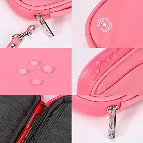Vinsani Passport Holder Travel Wallet, RFID Blocking Document Organiser — view 3