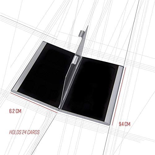 Sim Card Holder Case Storage for 20 Sim Cards Micro, Nano & Standard Sims with Ejection Tool Anti Shock Ideal for Travelling Thin Wallet Style made from Aluminium by King of Flash — view 6